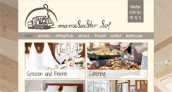 Desktop Screenshot of marschachter-hof.de